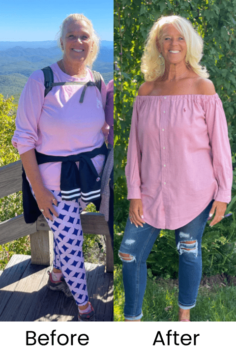 Jennifer's transformation - lost 45 lbs