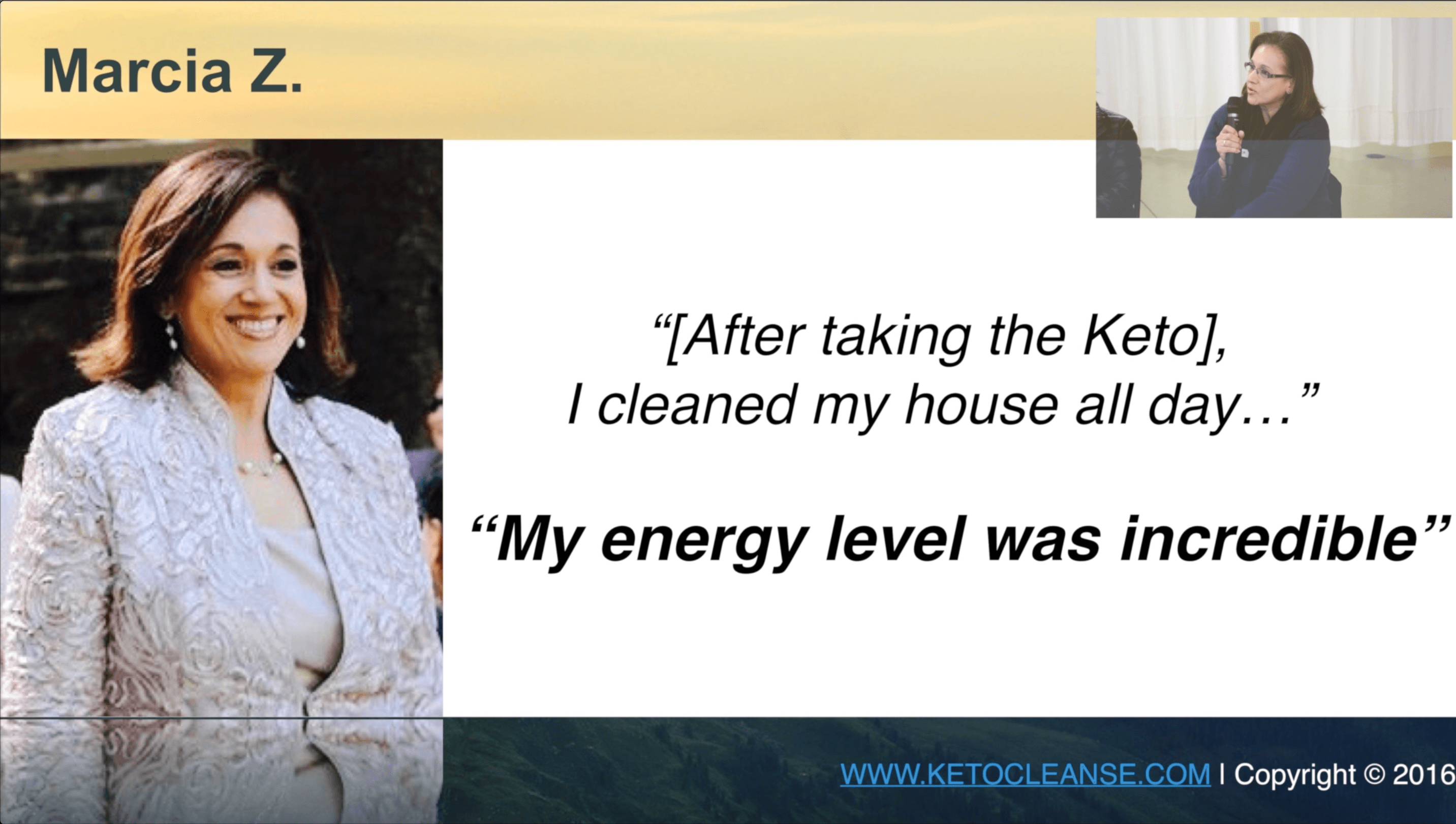 Marcia's transformation - lost 20+ lbs